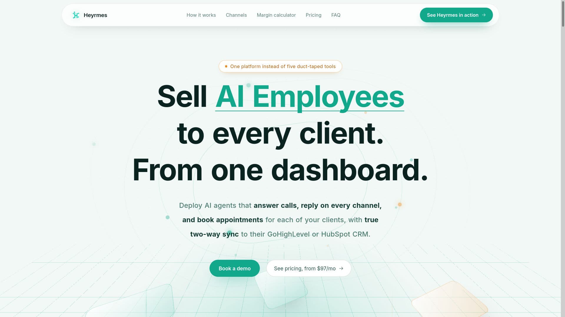 Heyrmes multichannel AI employee platform