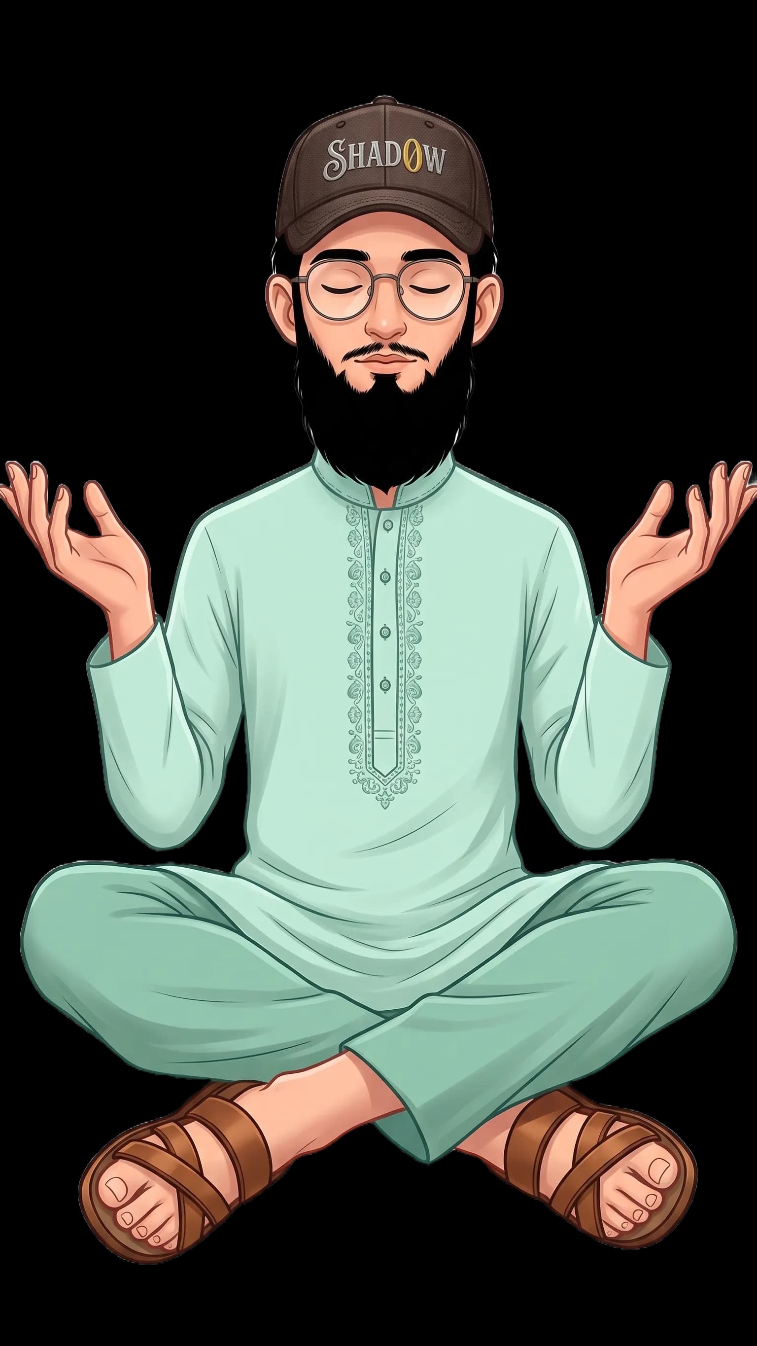 Shad0w character illustration